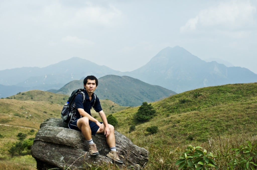 Chensong with Lantau Peak