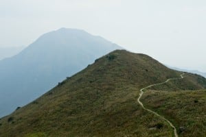 Sunset Peak seen from Lantau Peak