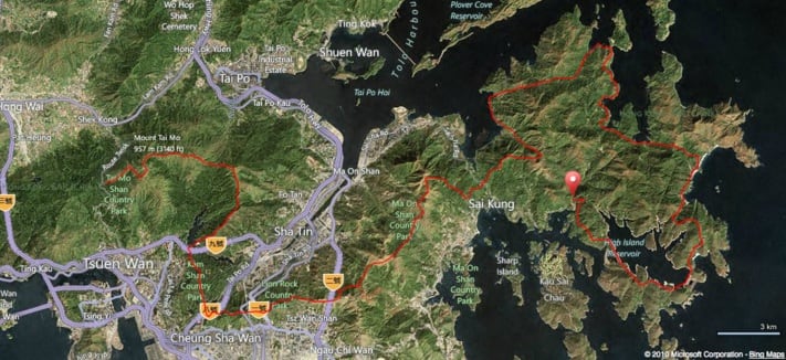 Vibram® Hong Kong 100 Course Map