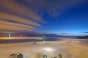 Sea of Clouds at Lugard Road on The Peak | 山頂盧吉道雲海