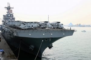 USS Boxer LHD-4 at Victoria Harbor Hong Kong