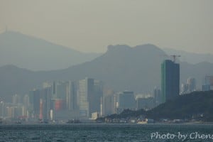 Lion Rock seen from Lei Yue Mun | 鯉魚門望獅子山