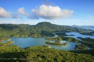 Tai Lam Chung Reservoir at Tai Lam Country Park