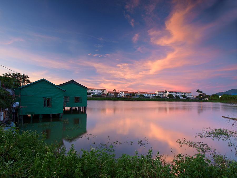 Fish Ponds at Tai Sang Wai 大生圍魚塘