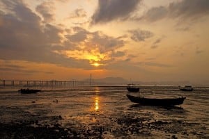 Sunset at Lau Fau Shan 流浮山日落