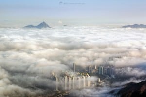 Pui To Shan (Castle Peak 青山) at Tuen Mun