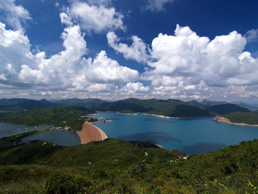 High Island Reservoir seen from Tai She Teng