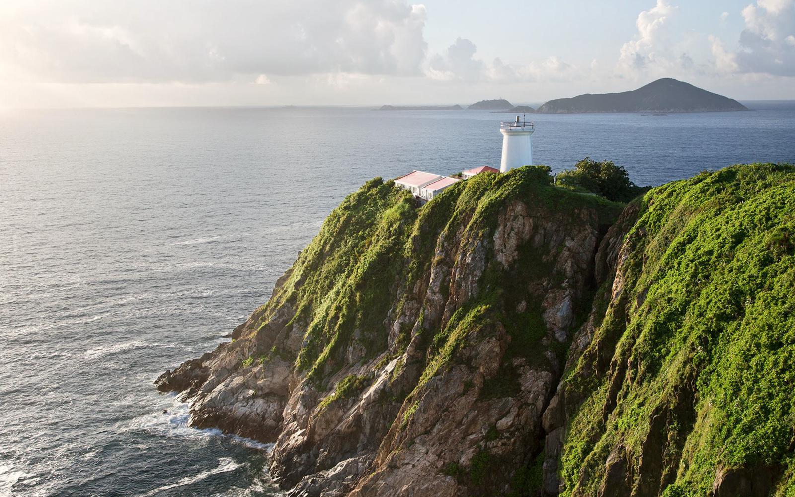 Pre-war Lighthouse at Cape d'Aguilar Marine Reserve