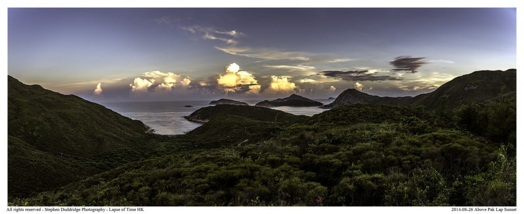 Sunset in Pak Lap Wan Beach at Sai Kung 日落西貢白腊灣