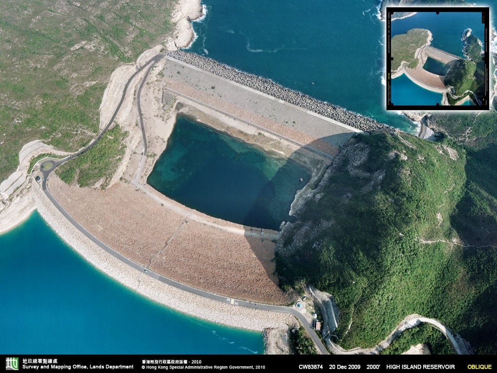 Bird View of High Island Reservoir at Sai Kung | 西貢萬宜水庫鳥瞰圖