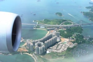 Birdview of Ma Wan Island