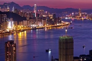 View of Victoria Harbor from Devil’s Peak